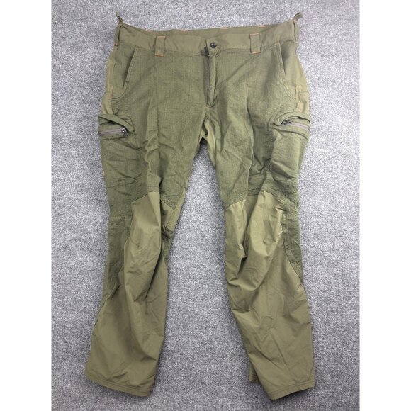 First Lite Obsidian Foundry Pants Mens 40x33 Green Hunting Outdoors Zip Pocket - Picture 1 of 9